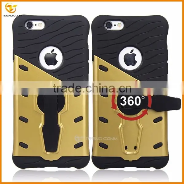 for Iphone 6 Plus 360 Degrees Stand Hard Back Cover Case photo-3