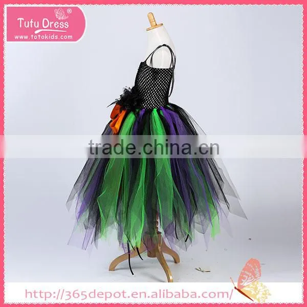 Seagreen Goblin Style Irregular Edges Gauze Dress Halloween Costume Supplier's Choice photo-2