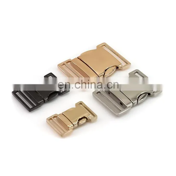 Strong Durable Exquisite Metal Zinc Alloy Buckle Dog Collar Quick Side Release Buckle For Dog photo-3