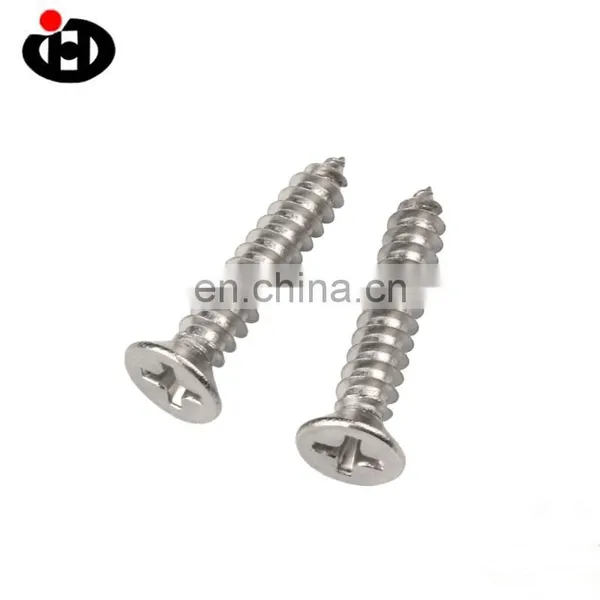 High Quality Flat Countersunk Head Self-tapping 1mm Screws Cross Recessed Wood Screws photo-2