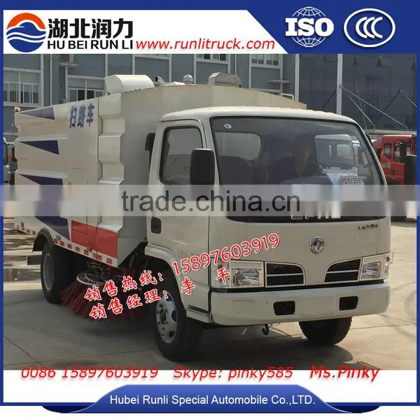 New 2016 Cheaper Price Street Cleaning Machine/Truck 5cbm Sweeper Truck Dongfeng Trucks For Sales