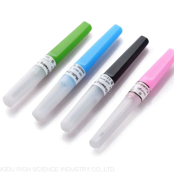 Medical Supply Sterile High Quality Blood Collection Tube Use Pen Type Blood Collection Needle photo-3