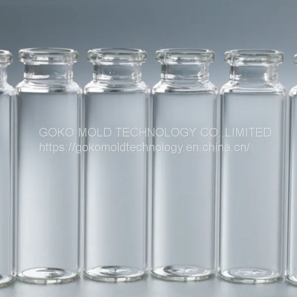 Scientific Research Laboratory Transparent Headspace Bottle Multi-gauge Glass Clamp Mouth Sampling Bottle With Gas and Liquid Chromatography Thread Flat Headspace Bottle photo-4