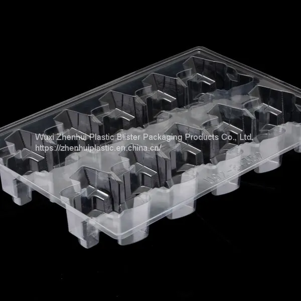 Transparent Vacuum Forming Packaging Double Blisters Plastic PET Blister Trays photo-5