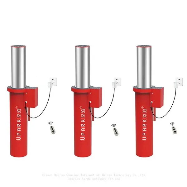 UPARK Specialised Factory Car Security Anti-theft Bollard Private Area Automatic Retractable Hydraulic Pillar Bollards