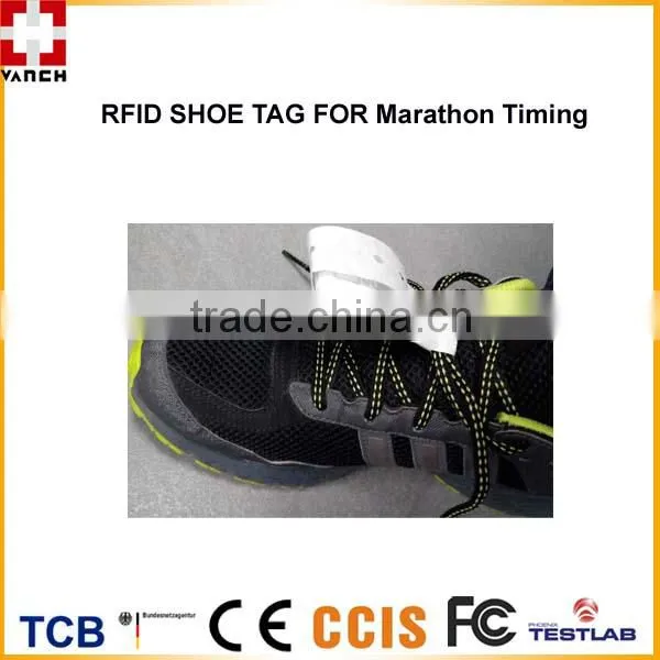Disposale UHF RFID Rfid Transponder Shoe Tag for Marathon