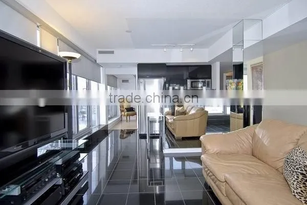 Flooring Polished Mongolian Living Room Cheap Black Galaxy Granite Tile photo-6