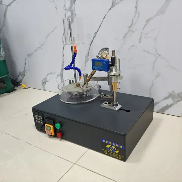 750W Permanent Magnet Motor Gem Grinding & Polishing Machine / Jewelry Faceting Equipment for Ring Gemstone Shaping. photo-3