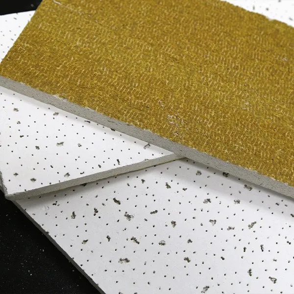Decorative Acoustic Absorption Ceiling Mineral Fiber Board photo-5