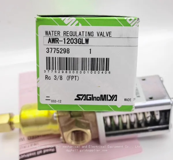 Pressure Type Water Valve AWR-1203GLW Water-cooled Condenser Pressure Regulating Valve Water
