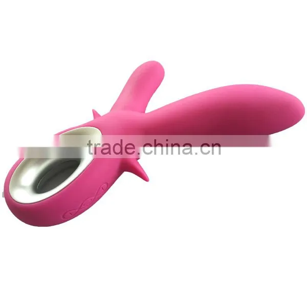 Top Selling Manufacturer New Waterproof Female G-Spot Dual Vibrating Stick Vibrator Adult Sex Products Sexy Vibrators For Female photo-3