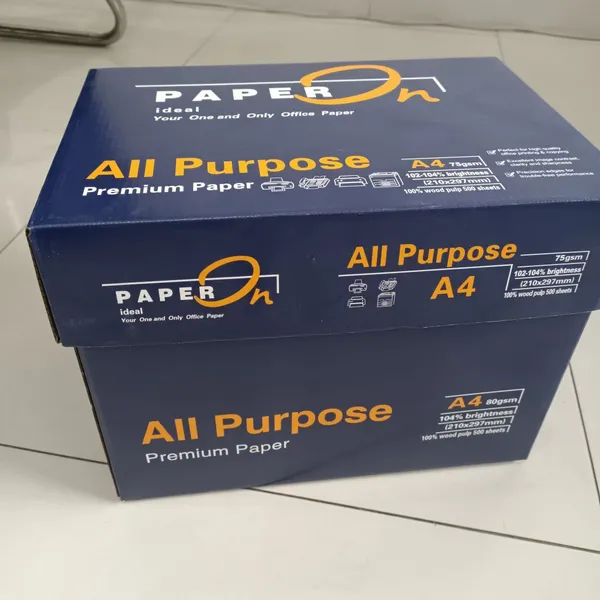 80Gsm A4 Paper 106% High Brightness Copy Paper photo-1