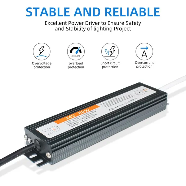 CE ROHS FCC Listed 230V 100W 150W LED Driver for European Market photo-3