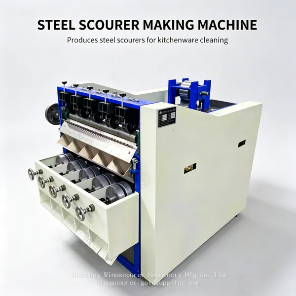 Stainless Steel Metal Scrubber Scourer Making Machine Automatic Steel Wire Cleaning Ball Processing Equipment