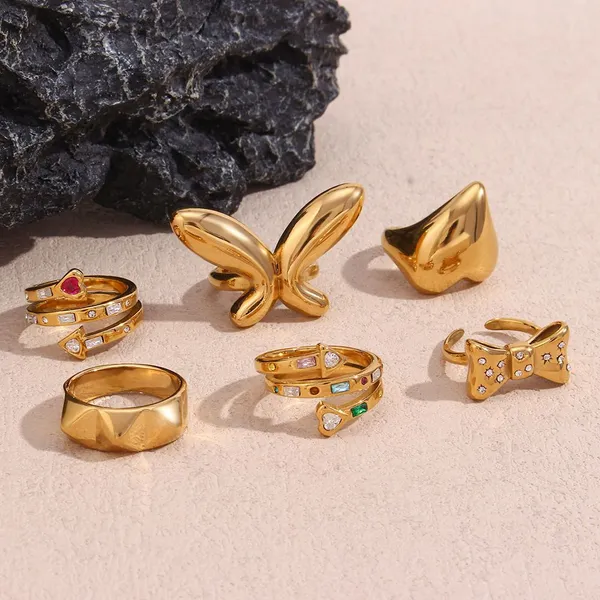 304 Stainless Steel Ring 8mm Width Polished Finish OEM Custom Wholesale Low MOQ for Jewelry photo-2