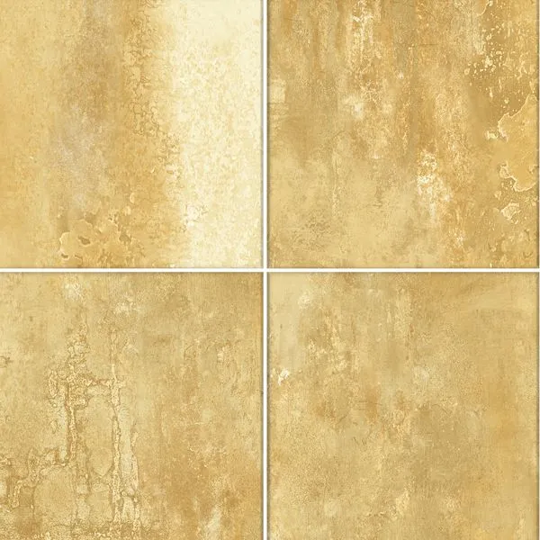 Yellow 198x198mm Glazed Porcelain Backsplash Tile for Kitchens, Bakeries & Retail Display Walls | Pressed Edge, Stain-Resistant