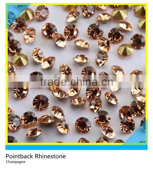 Chatons 888 LT.Topaz Crystal Round Ss10 21pp 1 Gross 144 Pcs photo-2