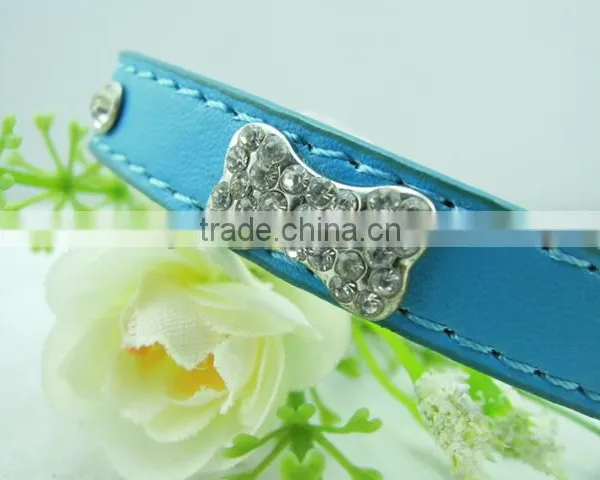 Pet Collar Manufacturers Selling Crystal Bone Decoration Dog Collar photo-4