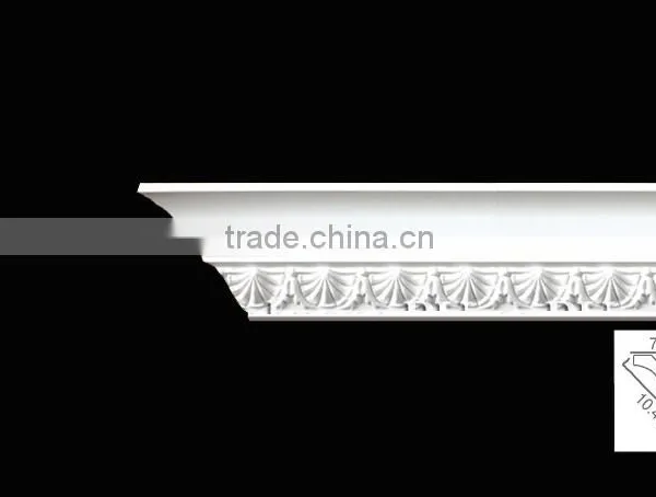 Manufacturers New Design Ceiling Decoration Interior PU Cornice, pu Moulding photo-3