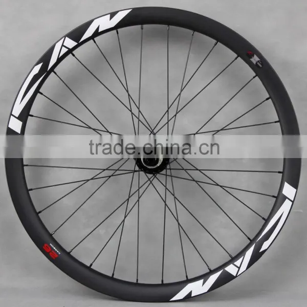High End 26er Carbon Wheels All Mountain Bike Wheel Down Hill Bicycle Wheels Rims Tubeless and Clincher Ready AM260-38TL photo-6