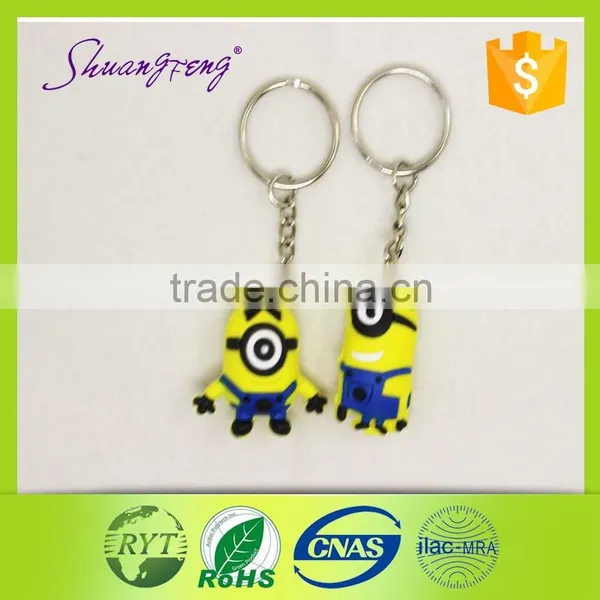 2016 Custom Design Promotional PVC Keychain ,rubber Keychain photo-2