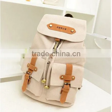 Hotsale Hot Promotion 2016 Women's Vintage Canvas Satchel Backpack Rucksack Shoulder School Bags For Teenagers Girls Backpacks photo-2