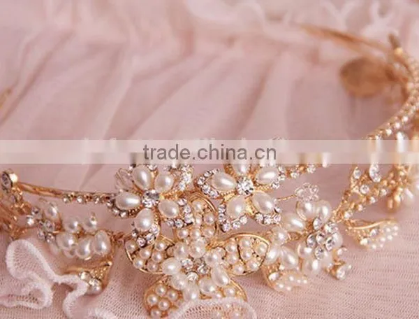 2015 Top Grade European Style Bridal Accessories Handmade Hairband photo-5