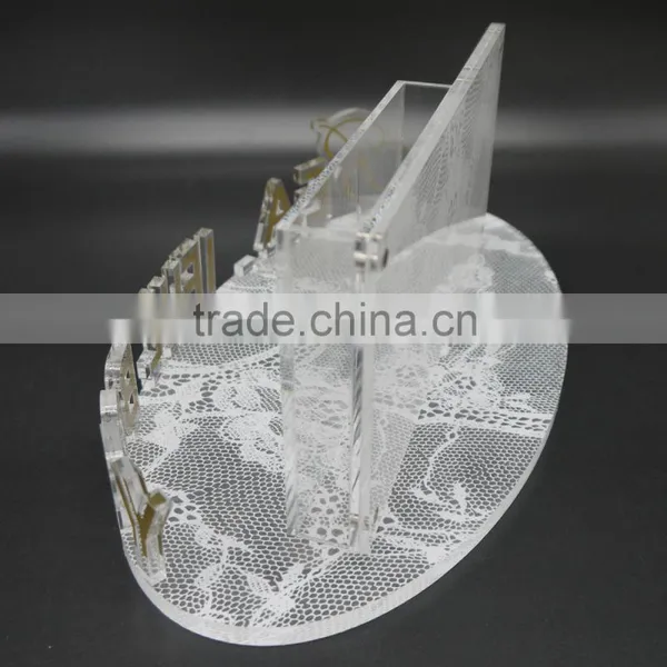 Custom Silk Screen Printing Plexiglass/acrylic/PMMA Retial Counter Cosmetic Leaflet Pocket Display Stand,table Brochure Holder photo-6