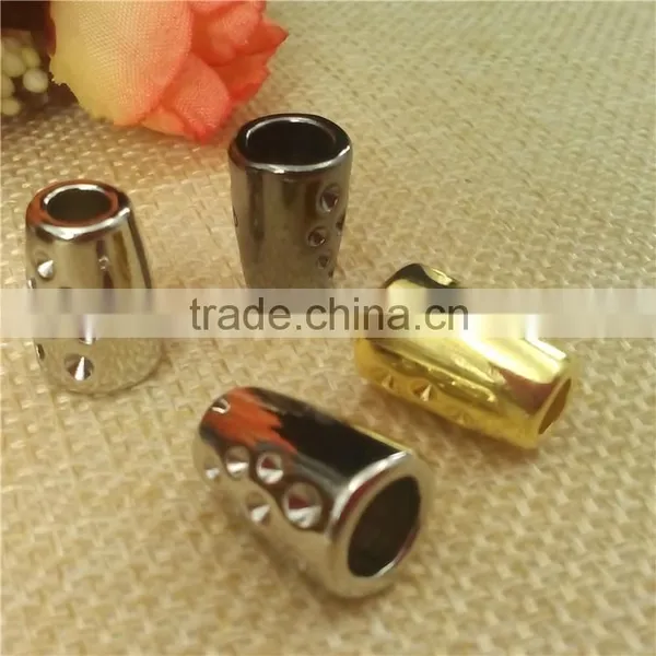 Gold Stopper Cord Metal End Clothing Cord End photo-3