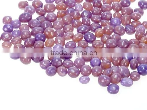 Ziplocked 10% Fruit Assorted Soft Chewy Fruit Candy Grape Flavoured With Sugar Coated