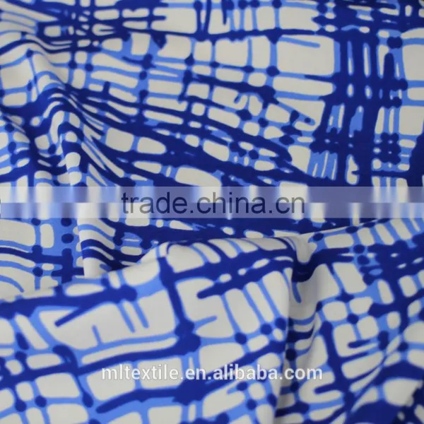 Custom Digital Printed Stretch Silk Satin Material Fabric For Garments photo-5