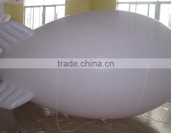 Large White PVC Inflatable Balloon Helium Blimp photo-2