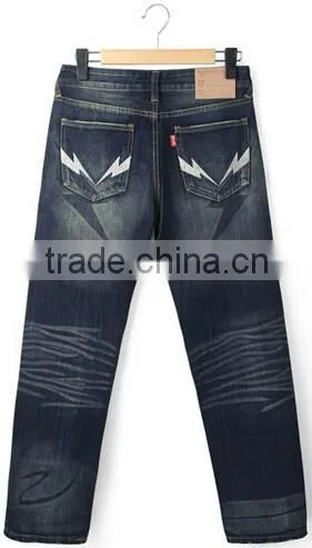 Oem Selvedge Denim Jeans Wholesale China for Man(JM140210) photo-2