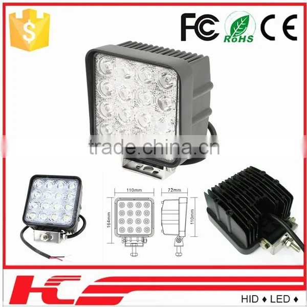 Factory Direct Off Road 48w Led Work Light 48 Watt Offroad Led Work Lamp