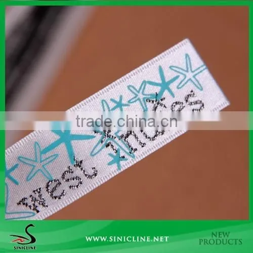 Sinicline New Design Woven Printed Label for Jeans