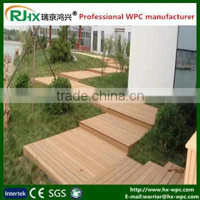 Grooved Deck Board for Black Plastic Composite Deck Board With High Quality Plastic Composite Decking Floor photo-3