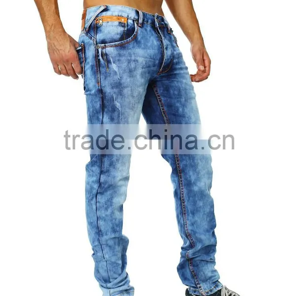 Custom Leather Logo Label All Brand Name Jeans photo-2