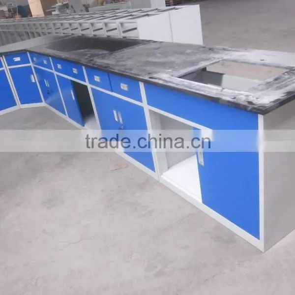 Latest Steel Wood Laboratory Side Table/side Benches /lab Furniture photo-5