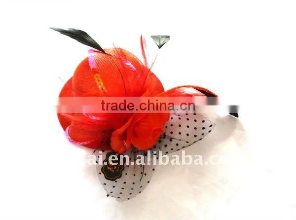 fabric daisy flower hat accessory