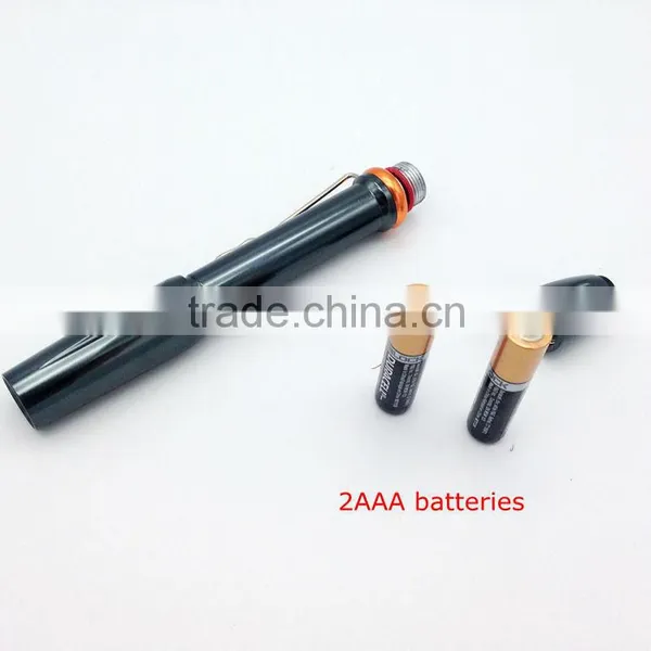3w Led Pen Flashlight Powered by 2AA Batteries photo-5