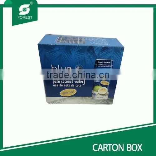 2015 BLUE CARDBOARD CORRUGATED CARTON BOX EP027865615 photo-2