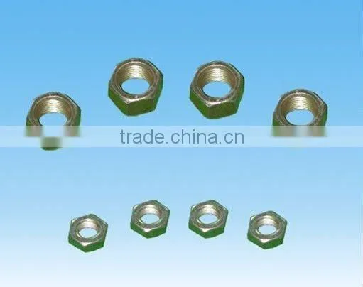 China High Quality Yellow Zinc Plated Hex Nut photo-3
