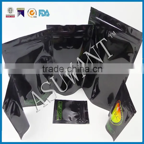 Custom Print Zipper Aluminum Foil Smell Proof Bag With Tear Notch/zip Lock Reseal Package Bag for Cookies photo-6