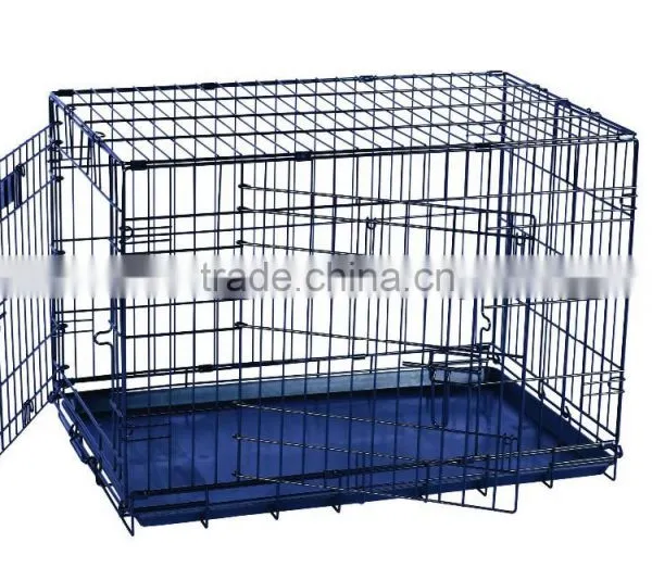 Two Door Strong Wire Mesh Dog Cage photo-2