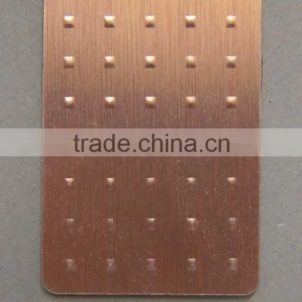 formica sheet -copper mini square