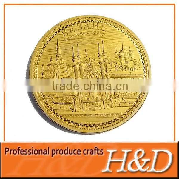 Architectural Gold Coin With Logo Embossed Wholesale photo-5