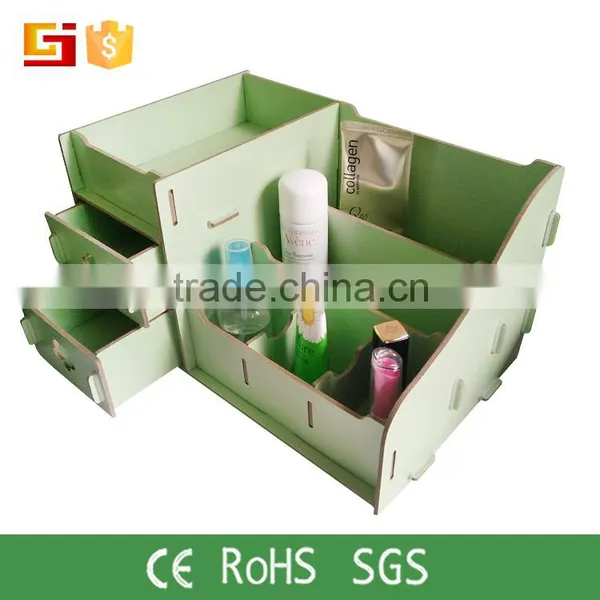 Factory Fashionable Wooden Makeup Box/ Cosmetic Box Makeup Kit/ Luxury Makeup Box photo-3
