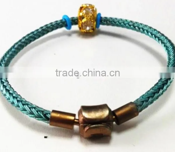 Newest 2016 Woman Popular Braided Stainless Steel Bracelets photo-4
