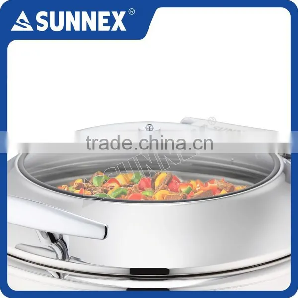 SUNNEX Specialized Luxury Mirror Polished 304 Cover 10 Litre Electric Soup Station photo-5
