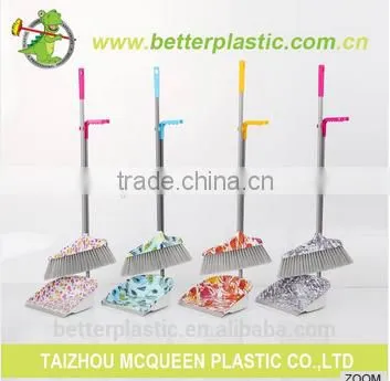 Fashion Design Household Cleaning Plastic Broom Head With Dustpan and Handle